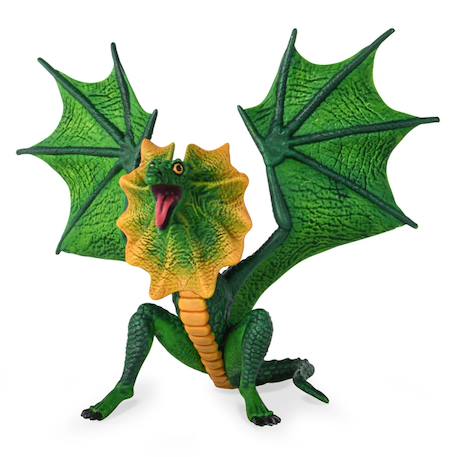 Figurine dragon lézard Vert 1 - vertbaudet enfant 