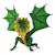 Figurine dragon lézard Vert 1 - vertbaudet enfant 