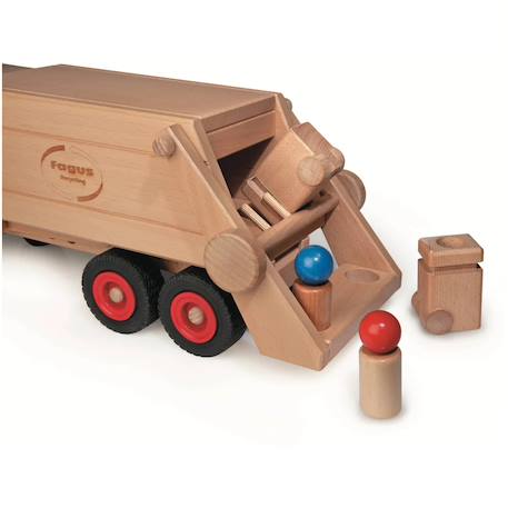 Camion à ordures Beige 6 - vertbaudet enfant 
