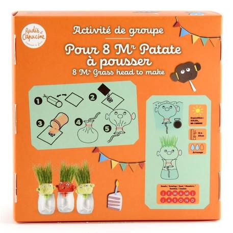 Coffret diy - mr patate à faire pousser Orange 4 - vertbaudet enfant 