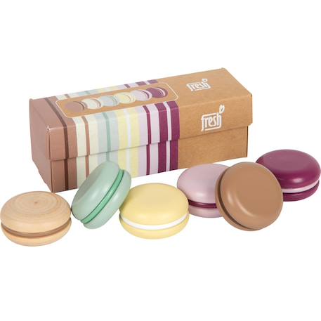 Macarons en bois fresh Marron 1 - vertbaudet enfant 