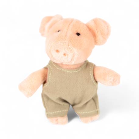 Mini peluche bart le cochon Rose 1 - vertbaudet enfant 