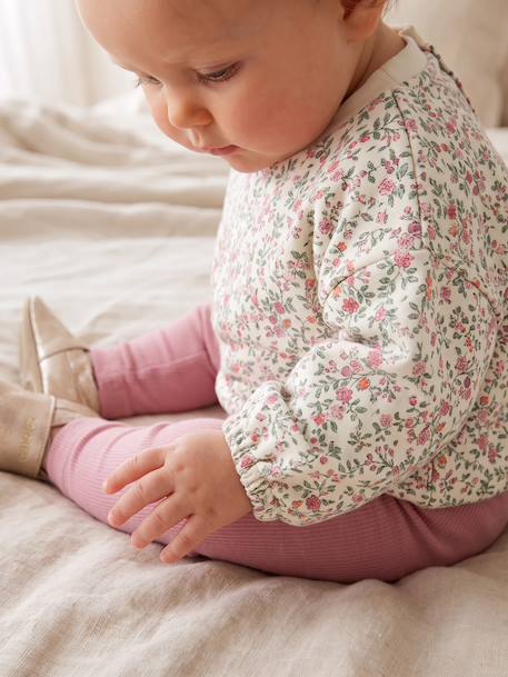 Ensemble bébé fille sweat et pantalon écru 8 - vertbaudet enfant 