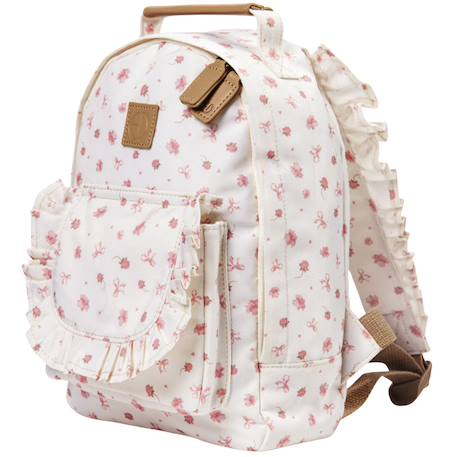 Sac à dos mini petit river rose Blanc, rose, marron 1 - vertbaudet enfant 