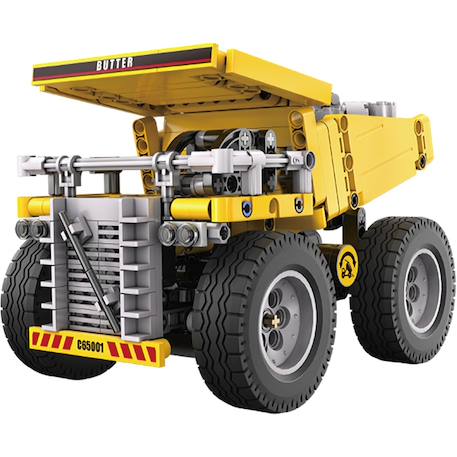 Camion benne 372 pièces Jaune 1 - vertbaudet enfant 