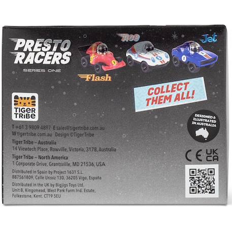 Voiture presto racers Blanc+Bleu+Rouge 5 - vertbaudet enfant 