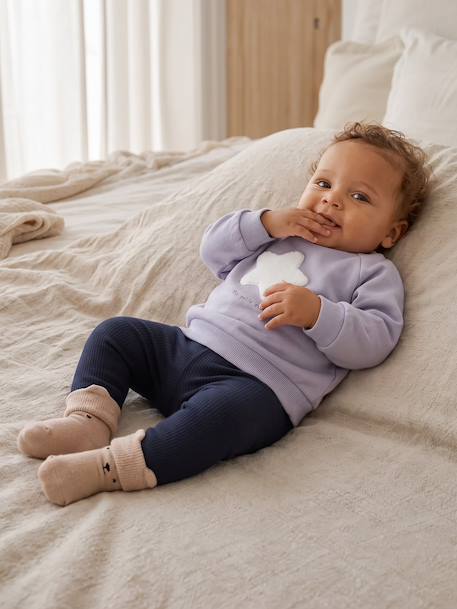 Sweat bébé ouverture dos bleu ciel 9 - vertbaudet enfant 