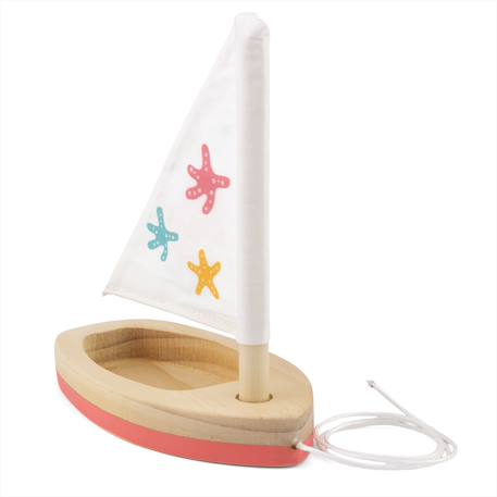 Voilier en bois Bleu+Rose 9 - vertbaudet enfant 
