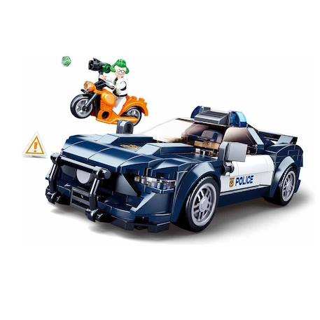 Voiture de police 284 pcs Bleu 1 - vertbaudet enfant 