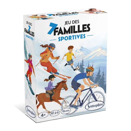 Jeu des 7 familles sportives Blanc 1 - vertbaudet enfant 
