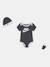 Bodies garçon en coffret Blanc / noir+Bleu foncé  / blanc+Noir / blanc 8 - vertbaudet enfant 