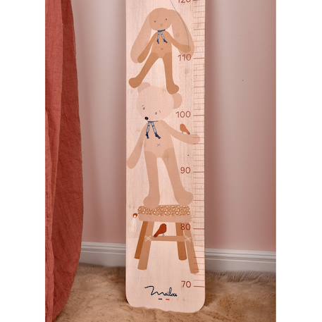 Toise en bois ours naturel Beige 4 - vertbaudet enfant 