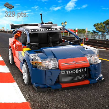 Voiture citroën c4 wrc 329 pièces Bleu 5 - vertbaudet enfant 