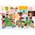 Livre puzzles en bois Bleu+Jaune+Orange 12 - vertbaudet enfant 