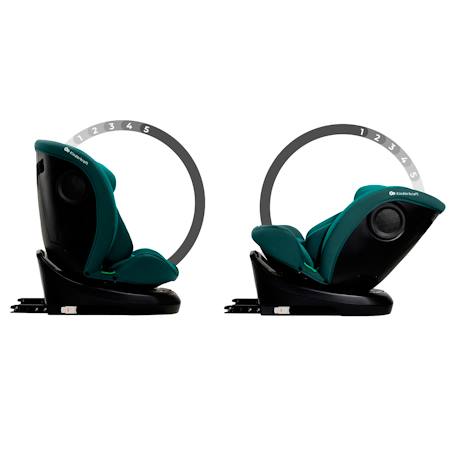 Siège auto Kinderkraft I-GROW I-Size 40-150 cm rotation 360° isofix + organisateur voiture Gris+Noir+Vert 16 - vertbaudet enfant 