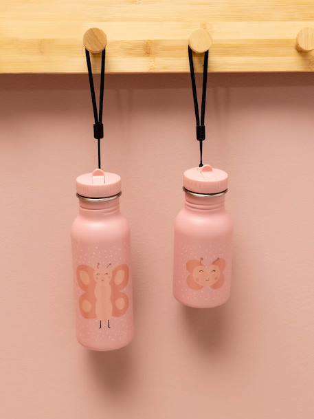 Gourde 500 ml bleu+jaune+marron+mauve+Mr Dino+Mr Fox+Mr Lion+Mrs Cat+Mrs Mouse+Mrs Rabbit+Mrs Unicorn+rose pâle+vert sapin 50 - vertbaudet enfant 