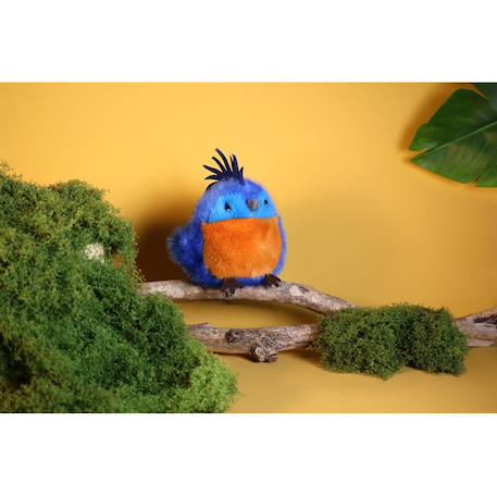 Peluche oiseau les cui-cui paradis 15 cm Bleu+Marron+Noir+Orange+Rose+Vert 5 - vertbaudet enfant 