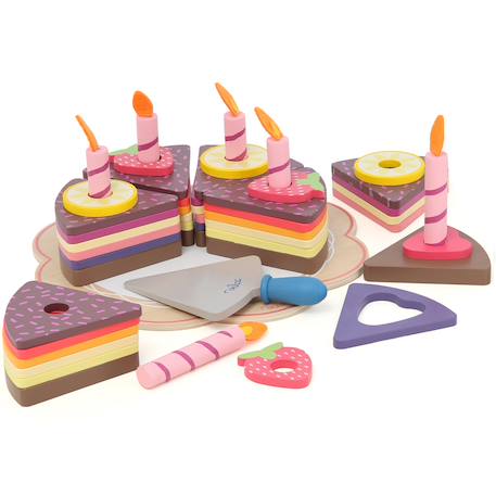 Gros gâteau d'anniversaire Marron 4 - vertbaudet enfant 