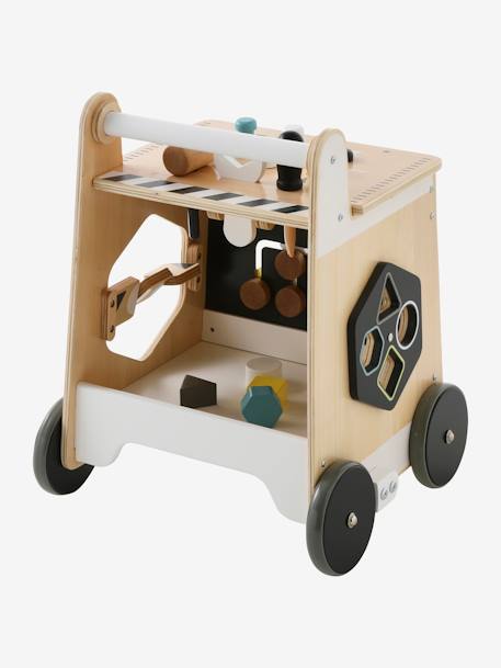 Chariot de marche bricolage en bois FSC® BEIGE 5 - vertbaudet enfant 