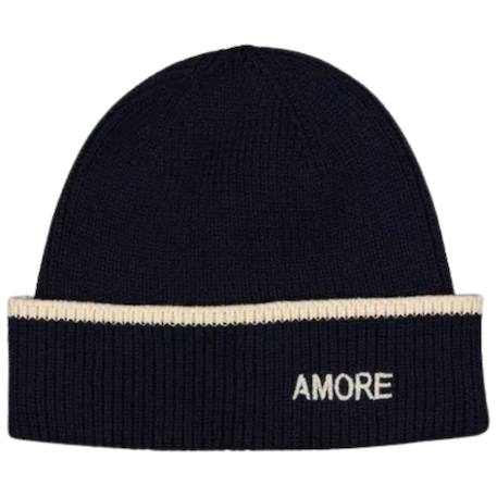 Bonnet amore enfant (3-6 ans) Bleu marine, blanc 1 - vertbaudet enfant 