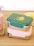 Boîte à goûter LÄSSIG en inox Adventure autobus+Adventure Tipi+Happy Prints bleu nuit+Happy Prints caramel+Happy Prints olive+marine+multicolore+rose+vert 39 - vertbaudet enfant 
