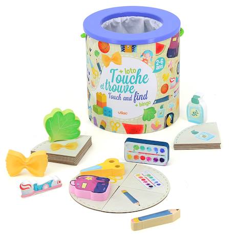 Touche et trouve la journée Violet 2 - vertbaudet enfant 