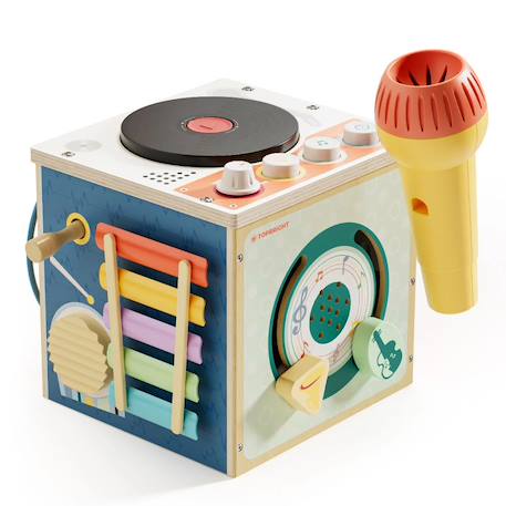 Cube d'activité musicale Beige 1 - vertbaudet enfant 