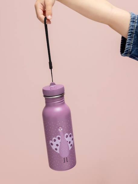Gourde 500 ml bleu+jaune+marron+mauve+Mr Dino+Mr Fox+Mr Lion+Mrs Cat+Mrs Mouse+Mrs Rabbit+Mrs Unicorn+rose pâle+vert sapin 20 - vertbaudet enfant 