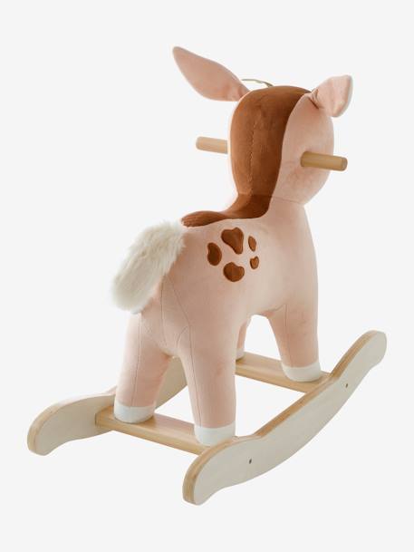 Faon à bascule en bois FSC® Beige 8 - vertbaudet enfant 
