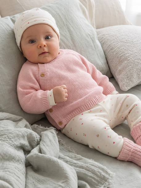 Ensemble 5 pièces naissance bébé fille rose 2 - vertbaudet enfant 