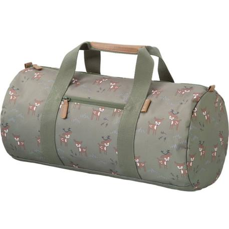 Sac week-end indigo dots (46 x 21 cm) Bleu, doré+Ecru, marron, rouge+Olive, marron,blanc 8 - vertbaudet enfant 