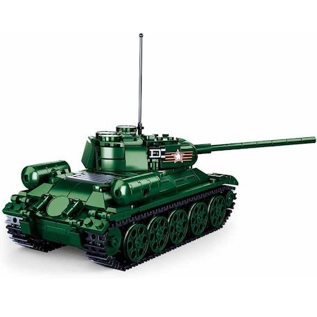 Model bricks - tank soviétique t34-85 Vert 4 - vertbaudet enfant 