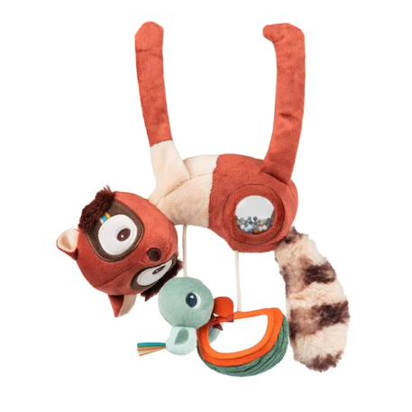 Peluche lémurien elvis à suspendre Rouge 3 - vertbaudet enfant 