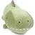 Peluche nemu nemu tirano le dinosaure (17 cm) Vert, blanc, marron 2 - vertbaudet enfant 
