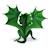Figurine dragon lézard Vert 4 - vertbaudet enfant 