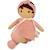 Ma première poupée en tissu amandine 25 cm Rose 3 - vertbaudet enfant 