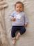 Sweat bébé ouverture dos bleu ciel 7 - vertbaudet enfant 
