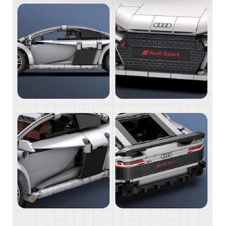 Voiture audi r8 coupé 536 pièces Gris 5 - vertbaudet enfant 