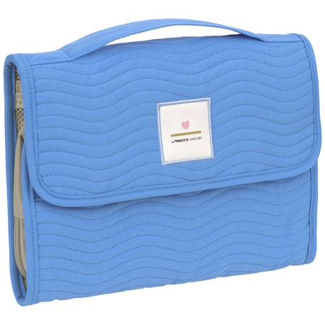 Pochette de change xl coutures à vagues menthe Blanc, beige+Bleu 7 - vertbaudet enfant 