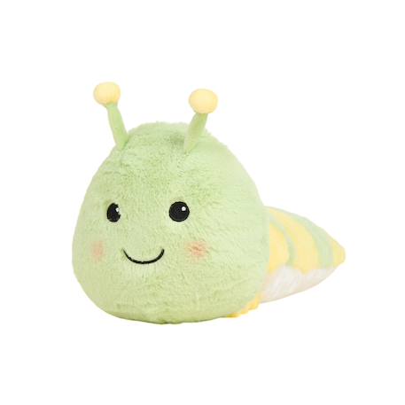 Peluche bouillotte chenille junior Vert 1 - vertbaudet enfant 