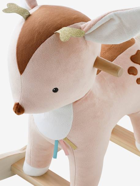Faon à bascule en bois FSC® Beige 9 - vertbaudet enfant 