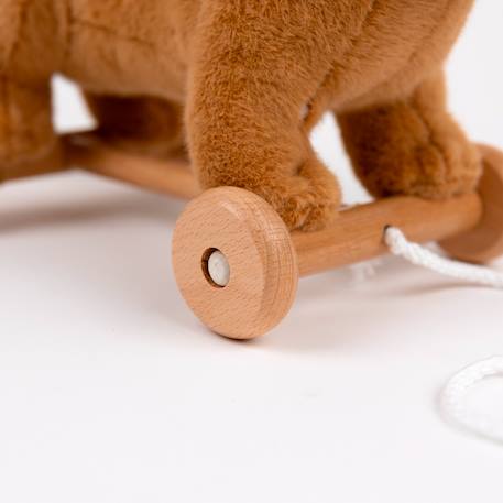 Edward le chien à tirer Marron 4 - vertbaudet enfant 
