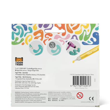 Feutres effet popcorn en relief Blanc 6 - vertbaudet enfant 