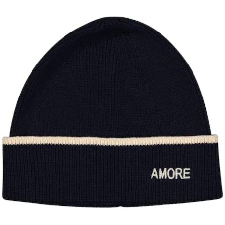 Bonnet amore enfant (3-6 ans) Bleu marine, blanc 2 - vertbaudet enfant 