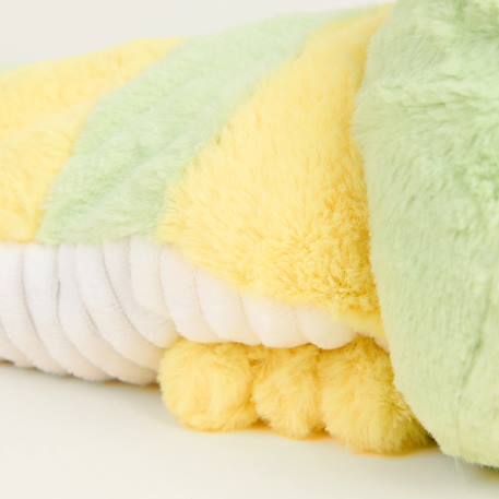Peluche bouillotte chenille junior Vert 5 - vertbaudet enfant 