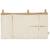 Vide-poches pour lit rayures marron Classic stripes camel 1 - vertbaudet enfant 