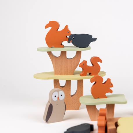 Jeu d'équilibre écureuils Marron 3 - vertbaudet enfant 