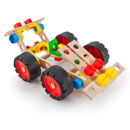 Voiture de course constructor junior Beige 1 - vertbaudet enfant 