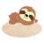 Plaque de porte personnalisable Beige+Blanc+Bleu+Gris+Jaune+Marron+Orange+Rose+Violet 1 - vertbaudet enfant 