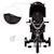 Tricycle Évolutif Kinderkraft EASYTWIST 5 en 1 avec Siège Rotatif 360°, Roues PU Increvables et Capote UPF50+ Beige+Gris+Noir+Rose+Vert 16 - vertbaudet enfant 